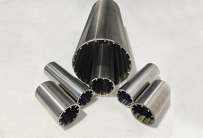 High precision wedge wire filter tubes with mini slot sizes 0.025mm for liquid filtration