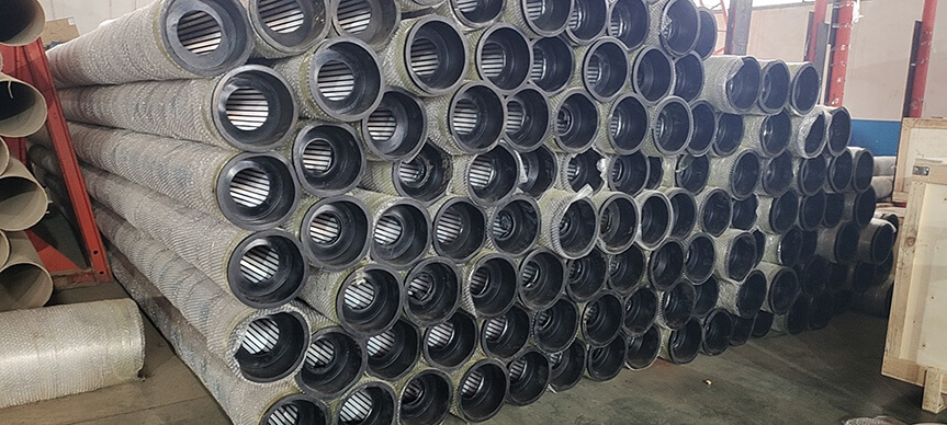 Export 8 5/8 inch ss304 wedge wire screen and casing pipe to Africa